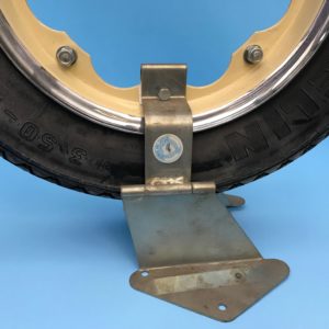 Original Cuppini in-line spare tire holder ~ Lambretta Series 3