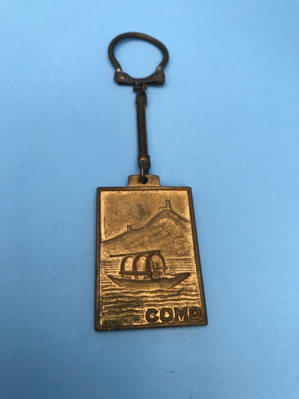 Original 1962 Raduno Rally key fob - Lake Como, Italy